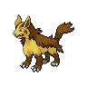 Mightyena shiny front-facing sprite from Pokémon Black 2