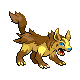 Mightyena shiny front-facing sprite from Pokémon Diamond
