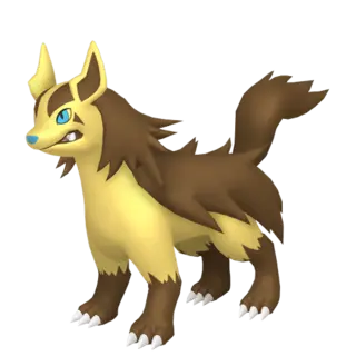 Mightyena shiny front-facing sprite from Pokémon X