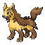 Mightyena shiny front-facing sprite from Pokémon Ruby