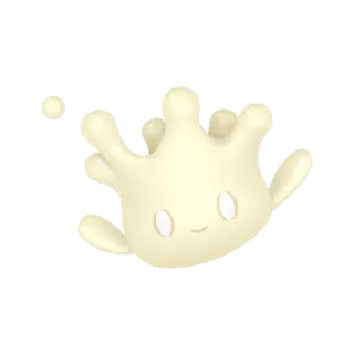 Milcery front-facing sprite from Pokémon Shield