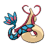 Milotic back-facing sprite from Pokémon Black