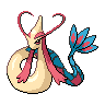 Milotic front-facing sprite from Pokémon Black