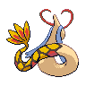 Milotic shiny back-facing sprite from Pokémon Black