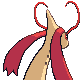 Milotic back-facing sprite from Pokémon Pearl
