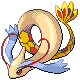 Milotic shiny front-facing sprite from Pokémon Pearl