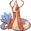 Milotic front-facing sprite from Pokémon Emerald