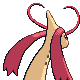 Milotic back-facing sprite from Pokémon SoulSilver