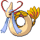 Milotic shiny front-facing sprite from Pokémon SoulSilver