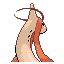 Milotic back-facing sprite from Pokémon Sapphire