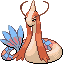 Milotic front-facing sprite from Pokémon Sapphire