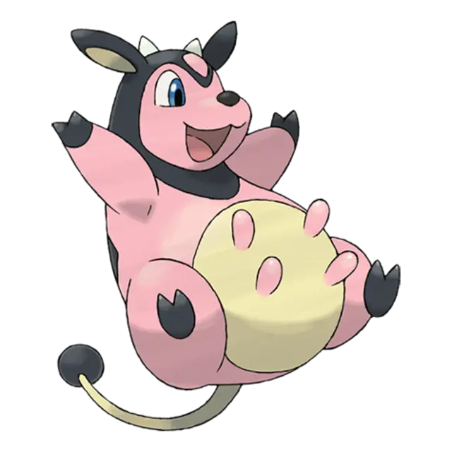 Miltank, the Milk Cow Pokémon — Normal-type Pokémon official artwork