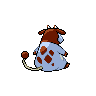 Miltank shiny back-facing sprite from Pokémon Black 2