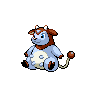 Miltank shiny front-facing sprite from Pokémon Black