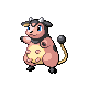 Miltank front-facing sprite from Pokémon Diamond