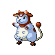 Miltank shiny front-facing sprite from Pokémon Diamond