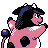 Miltank back-facing sprite from Pokémon Gold