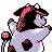 Miltank shiny back-facing sprite from Pokémon Gold