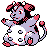 Miltank shiny front-facing sprite from Pokémon Gold