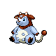 Miltank shiny front-facing sprite from Pokémon HeartGold