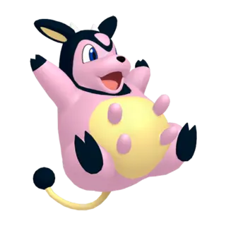 Miltank front-facing sprite from Pokémon X