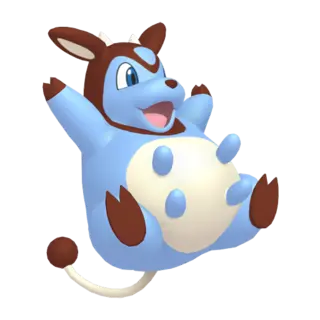 Miltank shiny front-facing sprite from Pokémon X