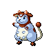 Miltank shiny front-facing sprite from Pokémon Platinum