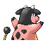 Miltank back-facing sprite from Pokémon Sapphire