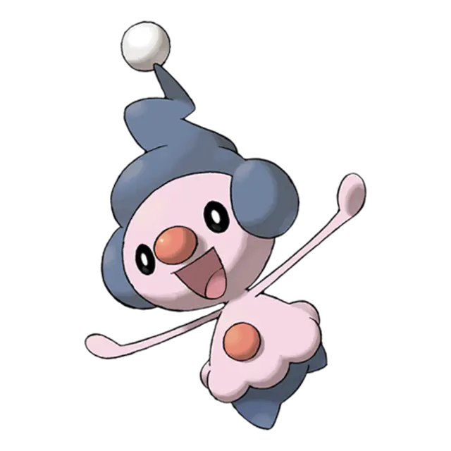 Mime Jr., the Mime Pokémon — Psychic/Fairy-type Pokémon official artwork