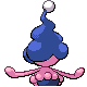 Mime Jr. back-facing sprite from Pokémon Pearl