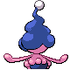 Mime Jr. back-facing sprite from Pokémon SoulSilver