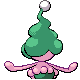 Mime Jr. shiny back-facing sprite from Pokémon SoulSilver