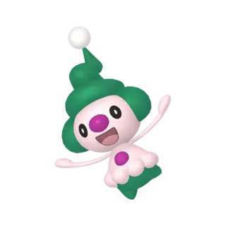 Mime Jr. shiny front-facing sprite from Pokémon Moon