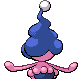 Mime Jr. back-facing sprite from Pokémon Platinum
