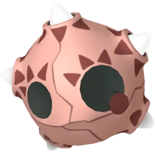 Minior shiny front-facing sprite from Pokémon Sun