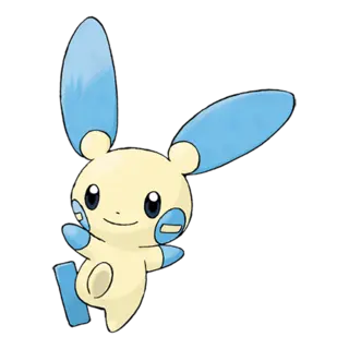 Minun official artwork
