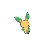 Minun shiny back-facing sprite from Pokémon Black