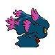 Misdreavus back-facing sprite from Pokémon Pearl