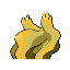 Misdreavus shiny back-facing sprite from Pokémon Sapphire