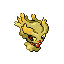 Misdreavus shiny front-facing sprite from Pokémon Sapphire