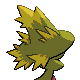 Mismagius shiny back-facing sprite from Pokémon SoulSilver