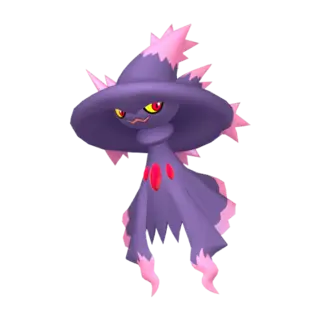 Mismagius front-facing sprite from Pokémon Shining Pearl
