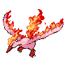 Moltres shiny front-facing sprite from Pokémon White