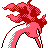 Moltres shiny back-facing sprite from Pokémon Crystal