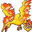 Moltres front-facing sprite from Pokémon Emerald