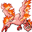 Moltres shiny front-facing sprite from Pokémon Sapphire