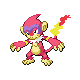 Monferno shiny front-facing sprite from Pokémon Diamond