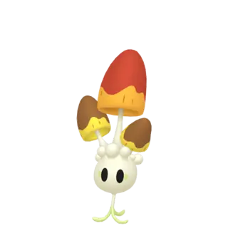 Morelull shiny front-facing sprite from Pokémon Moon
