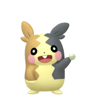 Morpeko front-facing sprite from Pokémon Sword