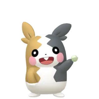 Morpeko shiny front-facing sprite from Pokémon Sword